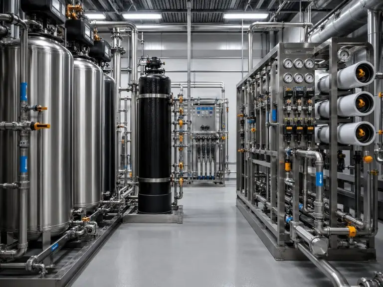 Boiler feed water treatment system