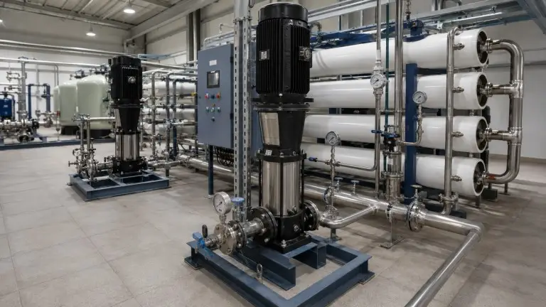 Brackish water reverse osmosis plant high pressure pump - industrial water treatment application