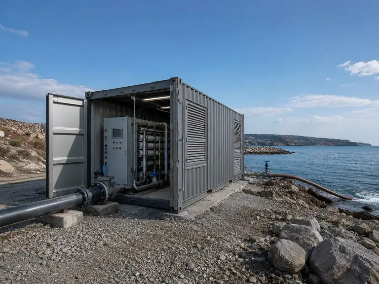 Seawater reverse osmosis SWRO desalination system