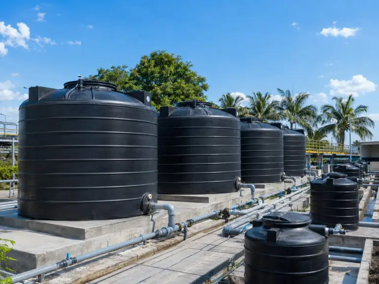 PE plastic water tank for industrial brine and raw water storage