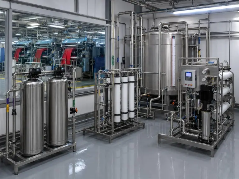 Textile and dyeing water treatment and reuse system