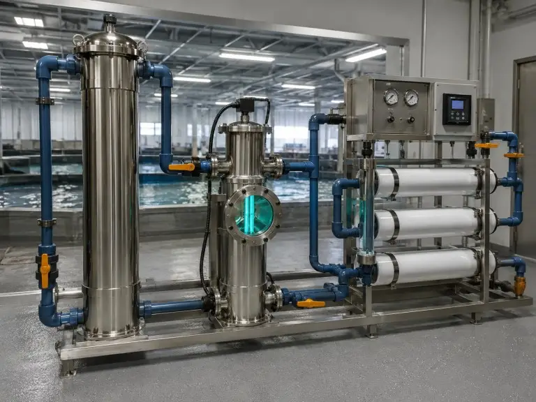 Aquaculture and irrigation water filtration BWRO