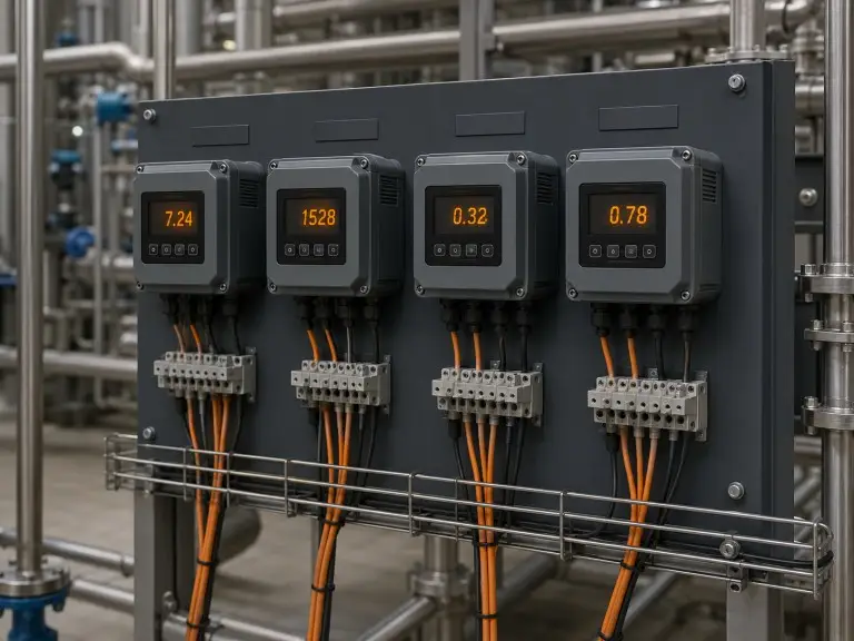 water quality instruments for industrial water treatment systems