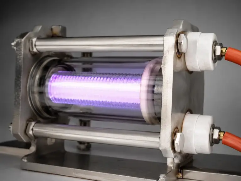 Corona discharge cell inside an industrial ozone generator