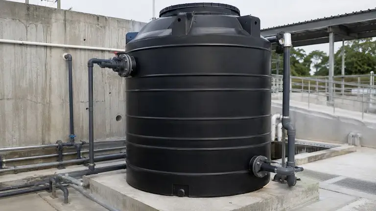 PE HDPE water tank for water treatment intermediate service