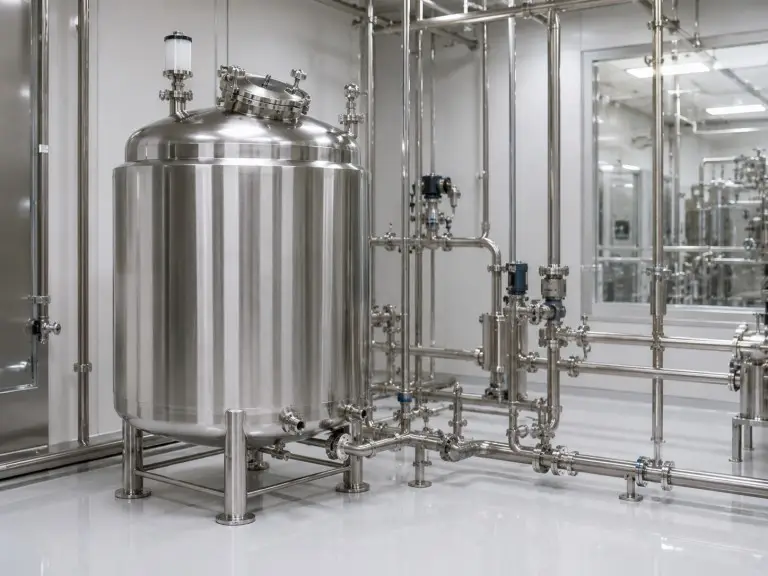 Pharmaceutical production environment - pure water buffer tank application