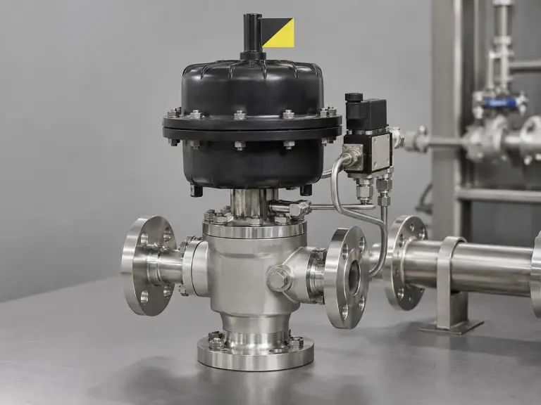 Industrial multiport control valve for RO concentrate and flush control