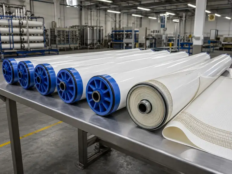Industrial RO membrane elements — spiral-wound 8040 array for brackish and seawater systems
