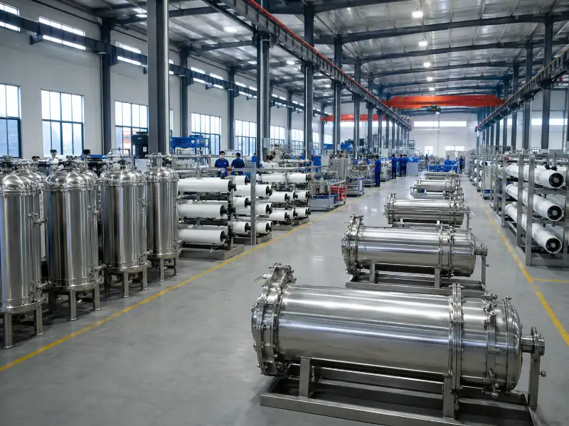 Hiju production facility and manufacturing floor in Qingdao, China