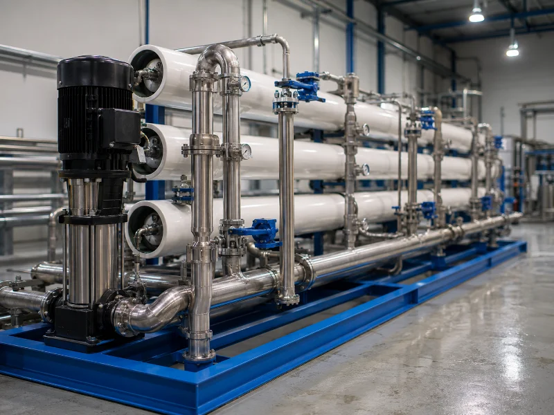 Industrial boiler room with feedwater piping and a deaerator tank, showing where treated water enters the steam system